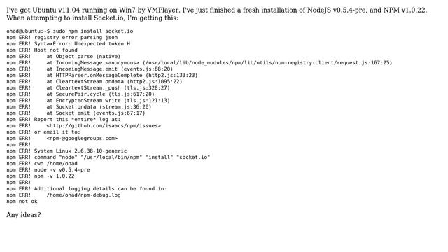 DevOps & SysAdmins: Why NPM fails to install Socket.io on Ubuntu? (2 Solutions!!) смотреть онлайн