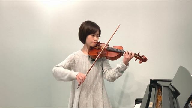 J .S.Bach : Sonata For Solo Violin # 1, BWV1001 : I. Adagio - Alisa T.
