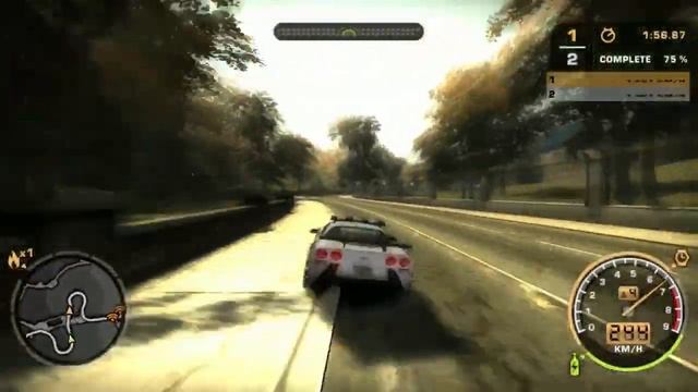 NFS MOST WANTED 2005 STORY (BUT THE MAIN CHARACTER STOLE A POLICE CAR) смотреть онлайн