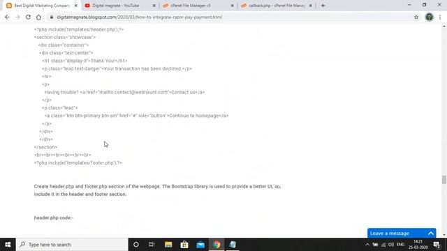 How to integrate Razor-pay payment gateway in your website using PHP with cURL-Digital Magnate смотреть онлайн