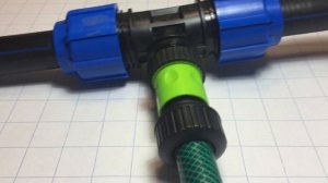 Урок 2  «Организация Капельного Полива» Фитинги для магистральной трубы