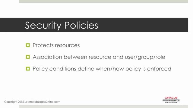Oracle WebLogic 12c for Administrators 025 WebLogic Security Part 2 смотреть онлайн