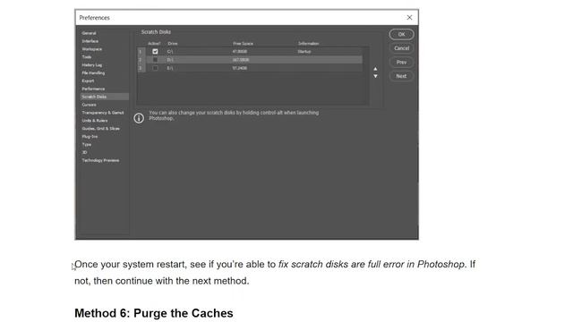 How to Fix Scratch Disks Are Full Error in Photoshop смотреть онлайн
