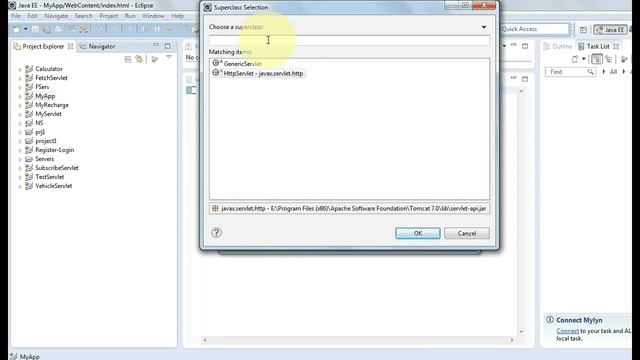 how to create servlet in Eclipse смотреть онлайн