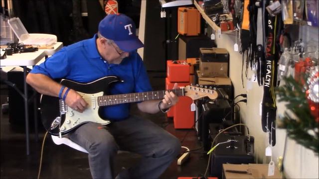 Hanging at the New Shop playing Fender MIM Stratocaster thru a Fender Blues Jr III Part 3 смотреть онлайн