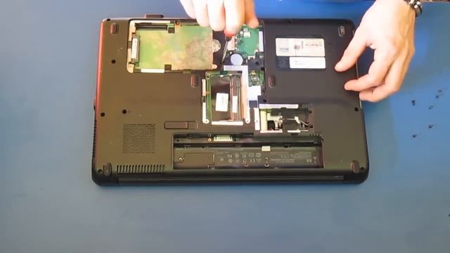 Compaq Presario CQ61 fully disassembly смотреть онлайн