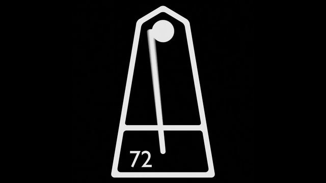 [Andante]72 BPM Metronome[60fps] смотреть онлайн