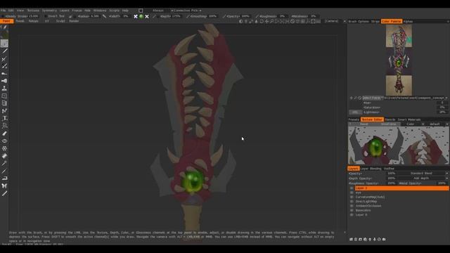 3D Coat Tutorial - Using Photoshop and Back смотреть онлайн