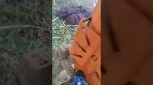 печь на отработке на скорую руку