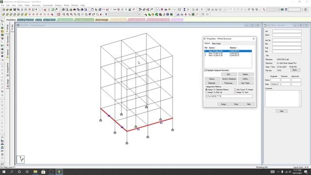 5. STAAD Pro Complete Tutorial in Bangla | Assign Beam and Column section in Staad Pro v8i смотреть онлайн