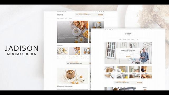 Jadison -Clean And Minimal WordPress Blog Theme | Themeforest Website Templates and Themes смотреть онлайн