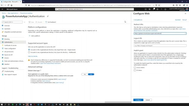 How to create an AAD service principal (app registration) for the Power Automate service смотреть онлайн