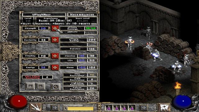 Diablo 2 LoD Necromancer Act 1 #4 No Commentary, Perfect Drop Mod, Players 8, PlugY Full Walkthroug смотреть онлайн