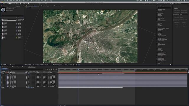 Super Earth Zoom | After Effects CC Tutorial смотреть онлайн