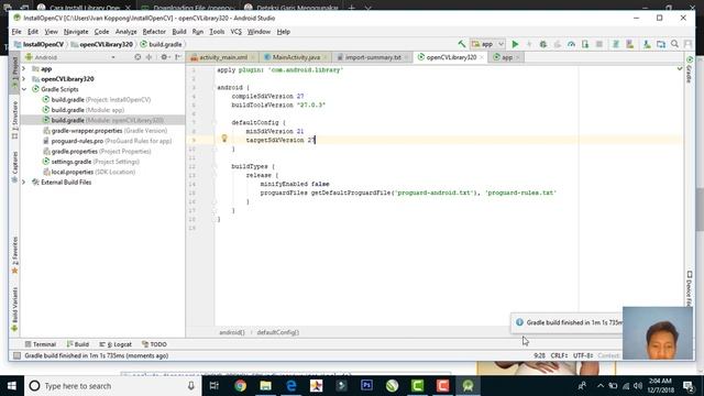 Tutorial OpenCV Android - Cara Install OpenCV di Android Studio смотреть онлайн
