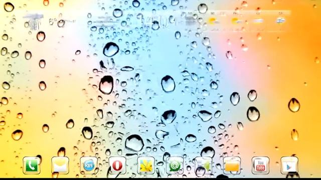 Живые обои iOS 7 Autumn Rain для Android смотреть онлайн