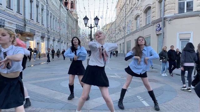 [ONE TAKE K-POP DANCE COVER IN PUBLIC] IVE (아이브)- Love Dive by STARLIGHT from Russia + backstage смотреть онлайн