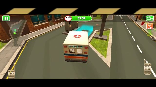 Emergency Ambulance Rescue 911 Simulator 3D - Android GamePlay #2 смотреть онлайн