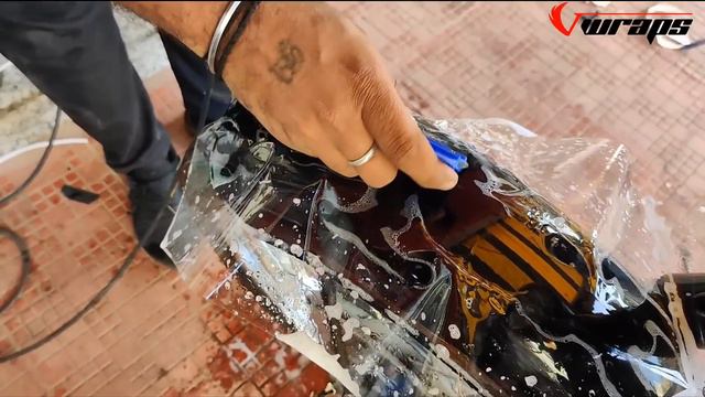 Royal Enfield Standard 350 Lamination | Bullet Modification | Vwraps Sikar | смотреть онлайн