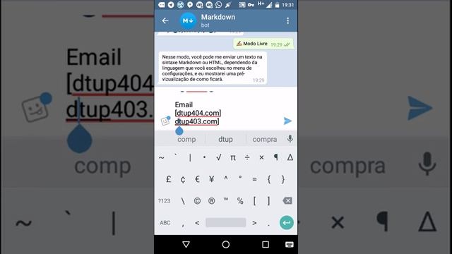 Como Usar Markdown Bot Telegram смотреть онлайн