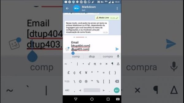 Como Usar Markdown Bot Telegram