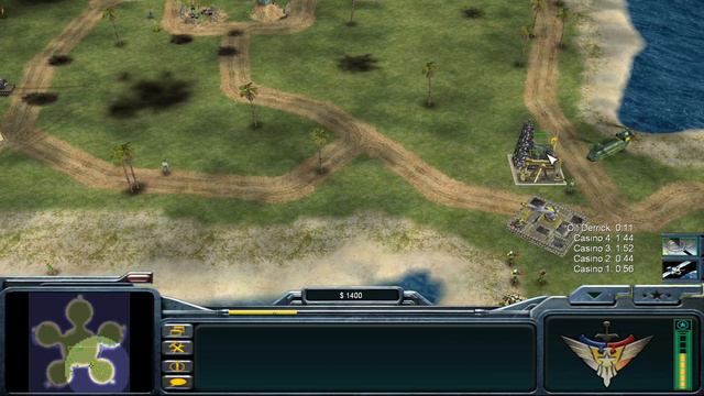 C&C generals zero Hour casino no money 1vs1vs1vs1vs1 that end too fast ! epic fail from me смотреть онлайн