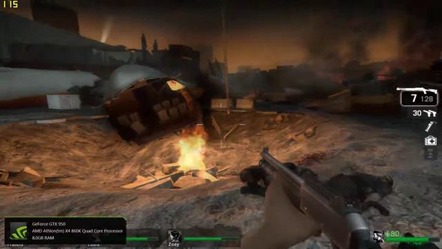 Left 4 Dead FPS Test | Gigabyte GTX 950 | Athlon 860K HD | Max Settings смотреть онлайн