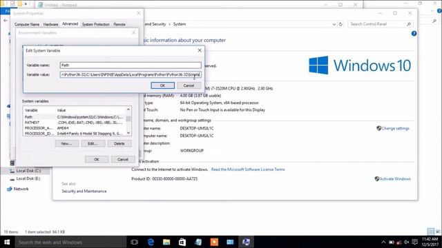 How to add python path variable in Windows смотреть онлайн