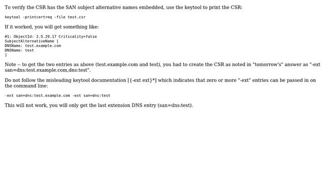 DevOps & SysAdmins: Keytool ServerAlternateName (3 Solutions!!) смотреть онлайн