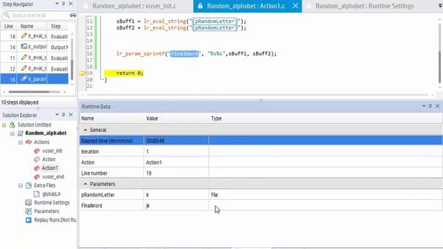 GENERATE RANDOM STRING IN LOADRUNNER смотреть онлайн