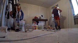 Мастер класс: механизированное безвоздушное распыления шпатлёвки и заделка швов гипрока ASPRO-6000.