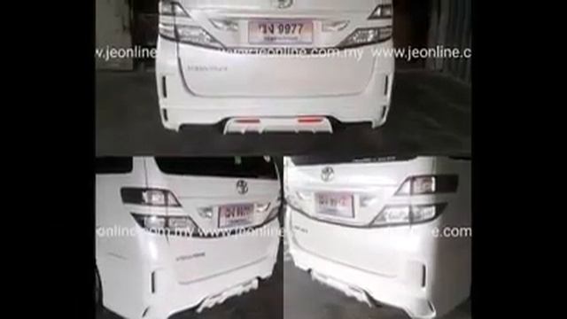 TOYOTA VELLFIRE 20SERIES 2008-14 FULL SET BODYKIT смотреть онлайн