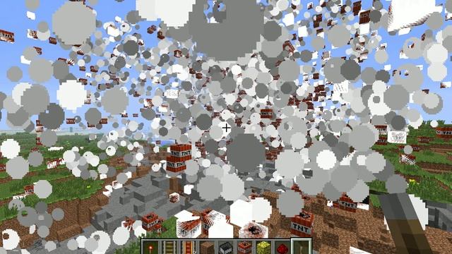 Minecraft (TNT) : взорвал 20 000 блоков TNT смотреть онлайн