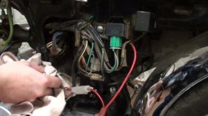 Как и где находиться аккумулятор на мопеде Альфа