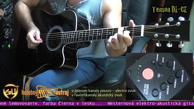 HN-013 Tenson D1-CE black elektro-akustika смотреть онлайн
