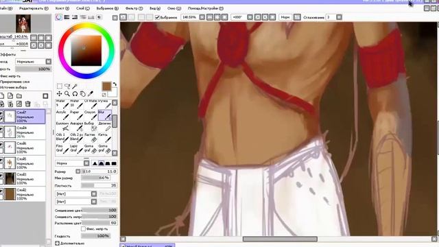 Бог Гор\god Horus speedpaint смотреть онлайн