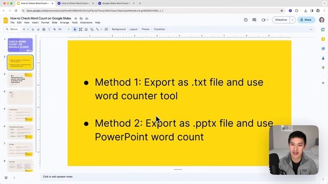 How to check word count in Google Slides смотреть онлайн