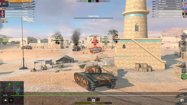 Танки Блиц | Tanki Blitz | ARL 44 | Медаль Колобанова | Знак классности «Мастер» смотреть онлайн