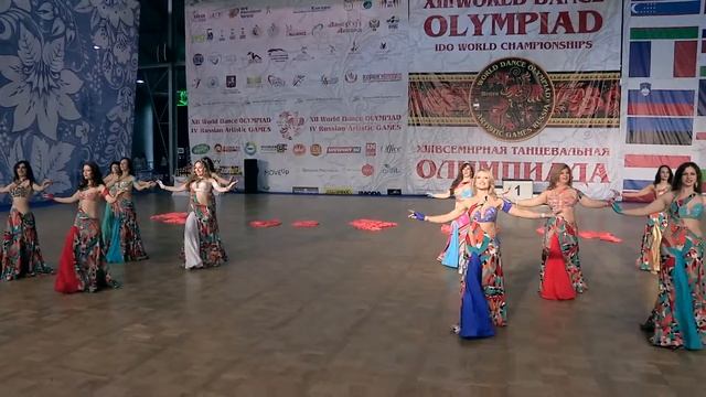 XIII WORLD DANCE OLYMPIAD коллектив "I love belly dance" смотреть онлайн