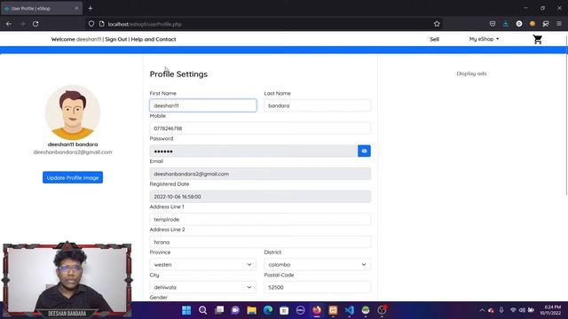 Design a responsive user profile page using HTML, CSS, JavaScript and Bootstrap смотреть онлайн