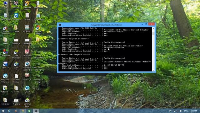Find out your Pc's Mac Address (Via Command Prompt) смотреть онлайн