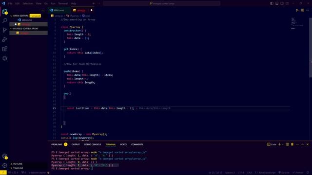 Build an Array ( PUSH , POP, DELETE) Operation. DSA Tutorial -- Leetcode Tutorial #1 смотреть онлайн