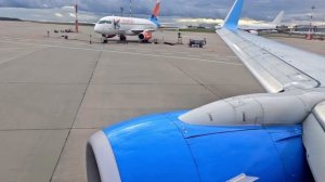 Взлет из Внуково Boeing 737-800 Победа