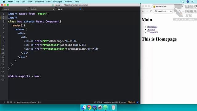 React Router & Foundation - Bài 4: Link và IndexLink смотреть онлайн