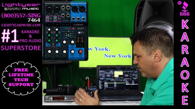 Karaoke System with LED Karaoke Speakers Laptop Yamaha Mixer & Dual Wireless Karaoke Microphones 🎤 смотреть онлайн