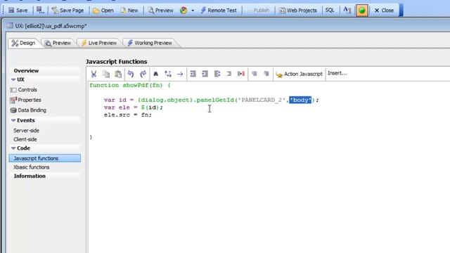 Alpha Five V12 UX Component showing pdf in a panel Part 1 and 2 смотреть онлайн