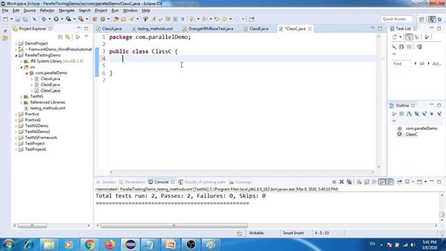 Selenium WebDriver | Part43 | Selenium Parallel testing | Parallel Test Execution using TestNG смотреть онлайн