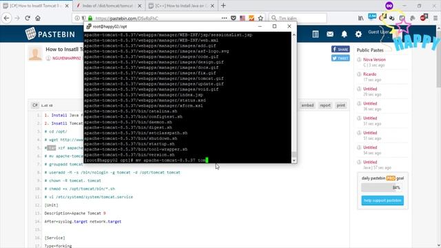 How to Install Tomcat 8 on CentOS 7 смотреть онлайн