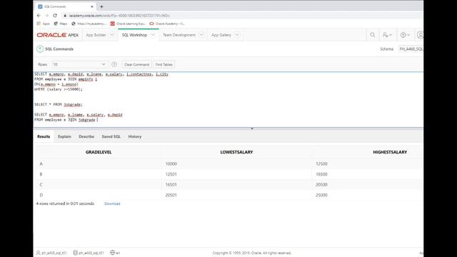 SQL Joining Tables (NATURAL JOIN, ON CLAUSE, USING CLAUSE, (INNER, LEFT, RIGHT, FULL) JOINS смотреть онлайн