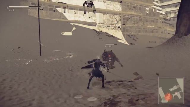 NieR:Automata walkthrough part 3 (ps4) no commentary. смотреть онлайн